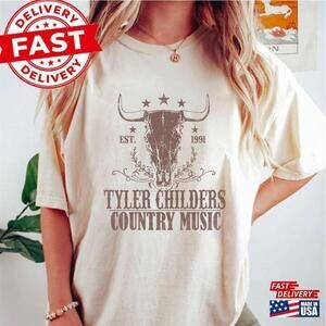 Retro Tyler Childers Est 1991 Country Music Fan T-Shirt